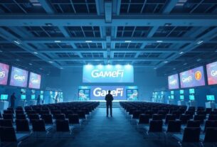 Rocket crashing downward with explosion effects and moon in background